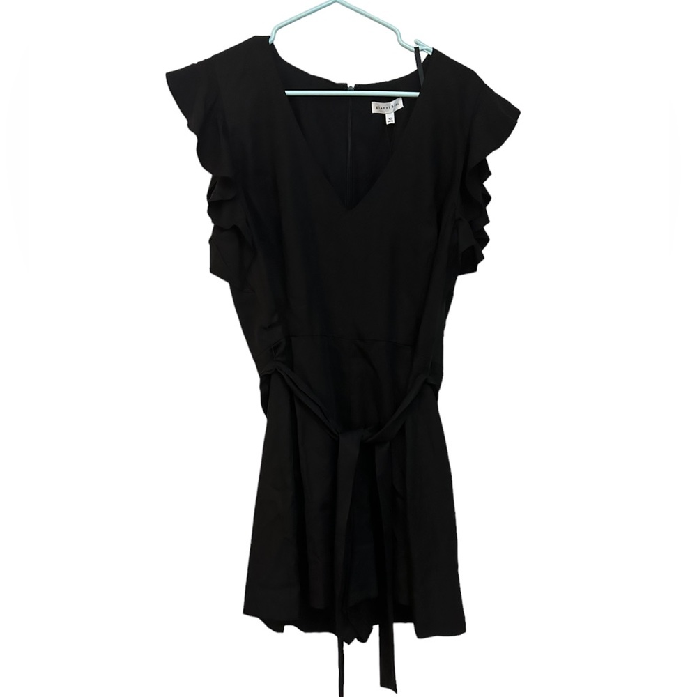 NWT Gianni Bini romper black comfy wrap women’s size 12